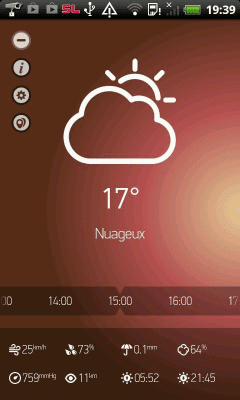 Capture d'écran de l'application Weather Forecast for 15 days - #4