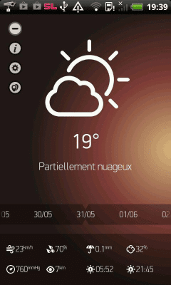 Capture d'écran de l'application Weather Forecast for 15 days - #5