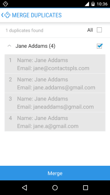 Capture d'écran de l'application Merge + - #3