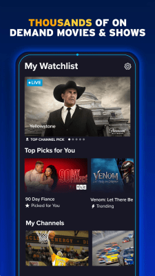 Capture d'écran de l'application Sling TV - #4