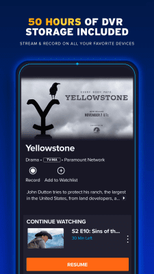 Capture d'écran de l'application Sling TV - #5