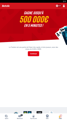 Capture d'écran de l'application Betclic - #4