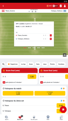 Capture d'écran de l'application Betclic - #6