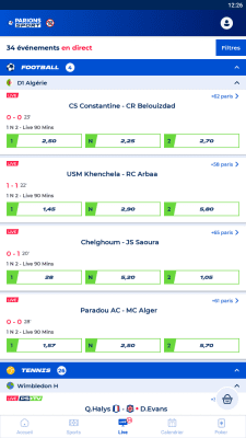 Capture d'écran de l'application Parions Sport - #3