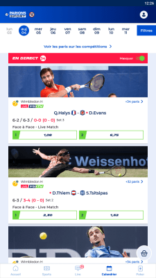 Capture d'écran de l'application Parions Sport - #4
