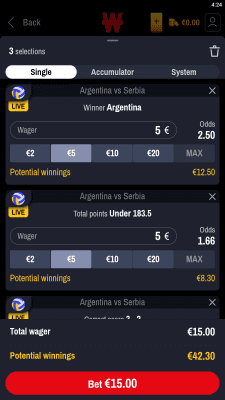 Capture d'écran de l'application Winamax - #10