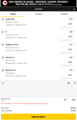 Capture d'écran de l'application bwin - #5