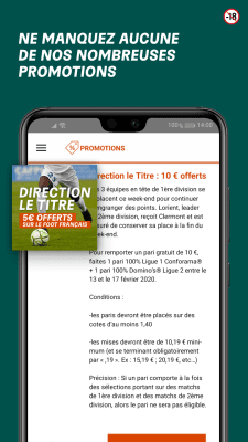 Capture d'écran de l'application PMU - #6