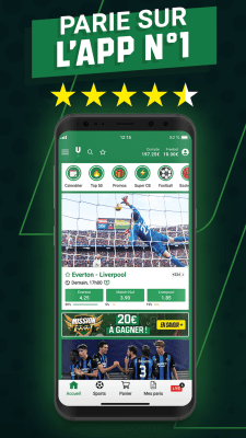 Capture d'écran de l'application Unibet - #1