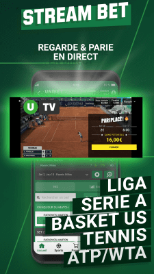 Capture d'écran de l'application Unibet - #4