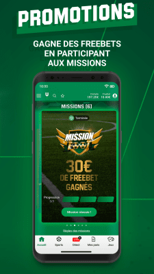 Capture d'écran de l'application Unibet - #5