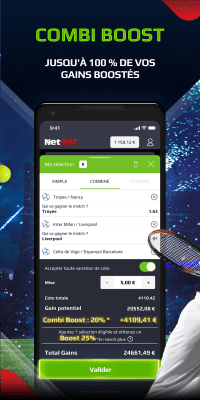Capture d'écran de l'application Netbet - #3