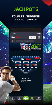 Capture d'écran de l'application Netbet - #4