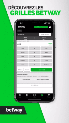 Capture d'écran de l'application Betway - #3