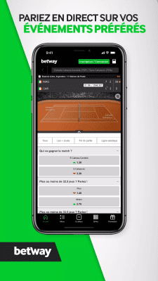 Capture d'écran de l'application Betway - #5