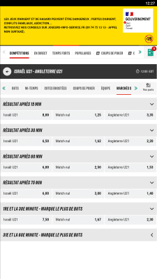 Capture d'écran de l'application Pokerstars Sport - #4