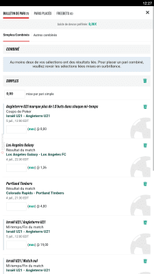 Capture d'écran de l'application Pokerstars Sport - #5