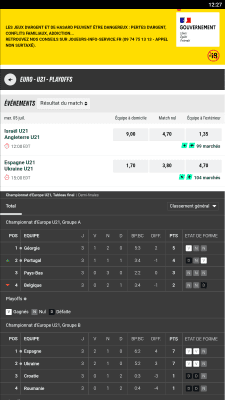 Capture d'écran de l'application Pokerstars Sport - #6