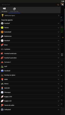 Capture d'écran de l'application Barriere Bet - #6