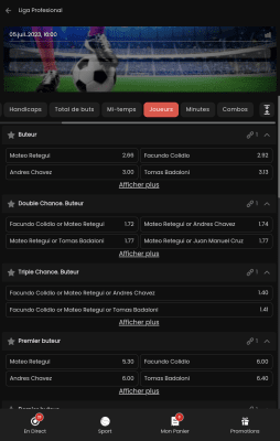 Capture d'écran de l'application PasinoBet - #6