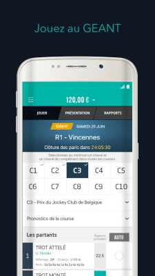 Capture d'écran de l'application Genybet - #4