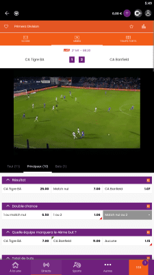 Capture d'écran de l'application Joabet - #4