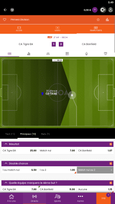 Capture d'écran de l'application Joabet - #5
