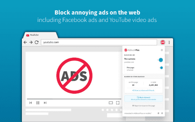 Capture d'écran de l'application Adblock Plus pour Google Chrome - #1