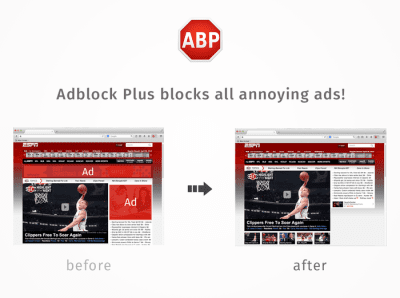 Capture d'écran de l'application Adblock Plus pour Opera - #5