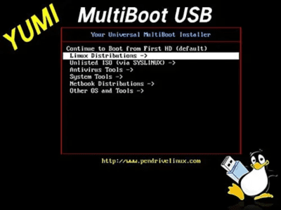 Capture d'écran de l'application YUMI – Multiboot USB Creator - #2