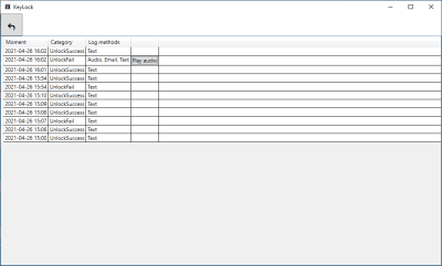 Capture d'écran de l'application KeyLock - #4