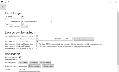 Capture d'écran de l'application KeyLock - #5