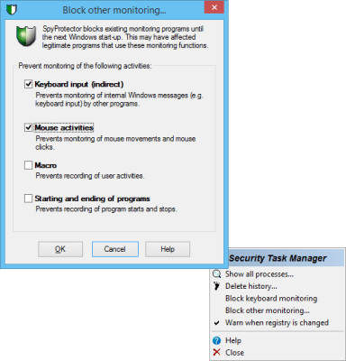 Capture d'écran de l'application Security Task Manager - #3