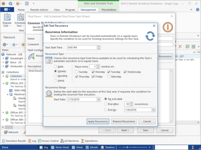 Capture d'écran de l'application EMCO Remote Shutdown - #6