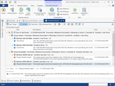 Capture d'écran de l'application EMCO Remote Shutdown - #7