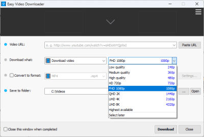 Capture d'écran de l'application Easy Video Downloader - #3