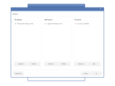 Capture d'écran de l'application SecurityCam - #5