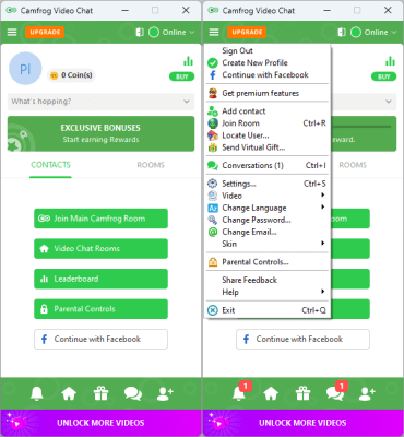 Capture d'écran de l'application Camfrog Video Chat - #1