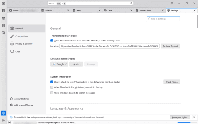 Capture d'écran de l'application Mozilla Thunderbird pour Windows - #3