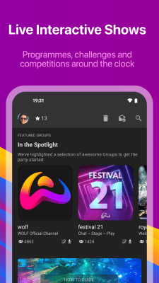 Capture d'écran de l'application WOLF (anciennement Palringo) - #5