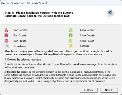 Capture d'écran de l'application Eliminate Spam! - #3