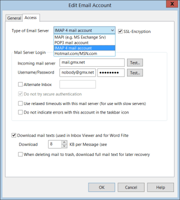 Capture d'écran de l'application MailBell - #4
