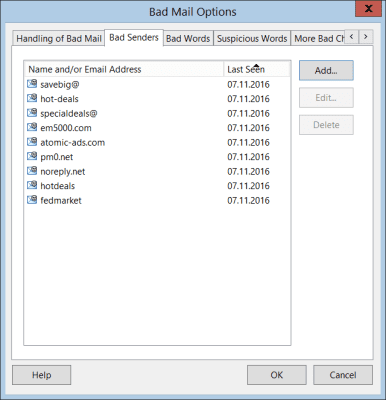 Capture d'écran de l'application MailBell - #6