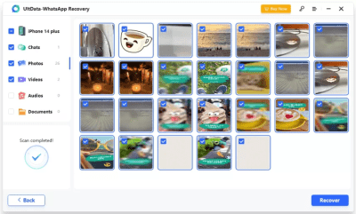Capture d'écran de l'application Tenorshare UltData WhatsApp Recovery - #3