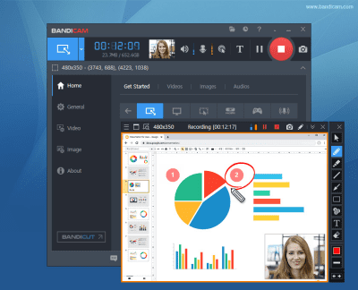 Capture d'écran de l'application Bandicam - #3