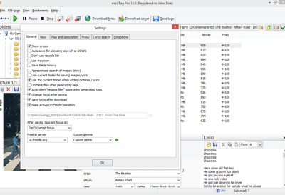 Capture d'écran de l'application mp3Tag Pro - #4