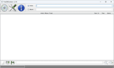 Capture d'écran de l'application FreeDBGrabber - #1