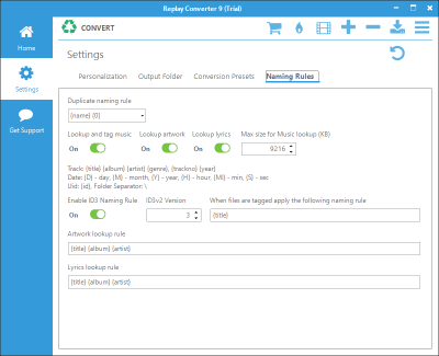 Capture d'écran de l'application Replay Converter - #3