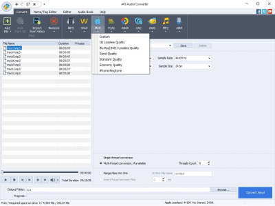Capture d'écran de l'application AVS Audio Converter - #1