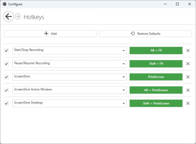 Capture d'écran de l'application Captura - #3